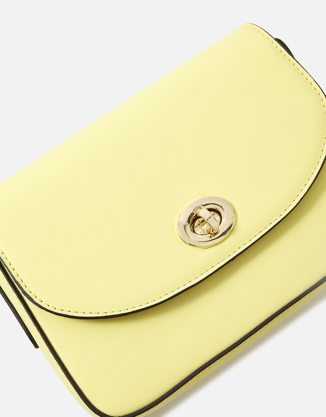 Lexi Lock Cross-Body Bag, Yellow (YELLOW), large