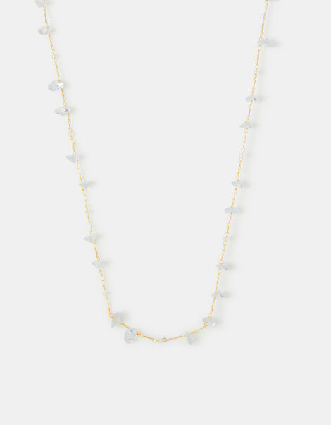 14ct Gold-Plated Multi Stone Necklace, , large