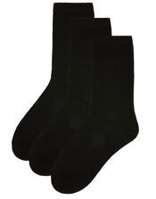 Soft Bamboo Ankle Sock Multipack, Black (BLACK), large