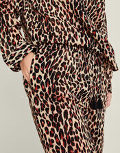 Leopard Print Long Pyjamas Set, Leopard (LEOPARD), large