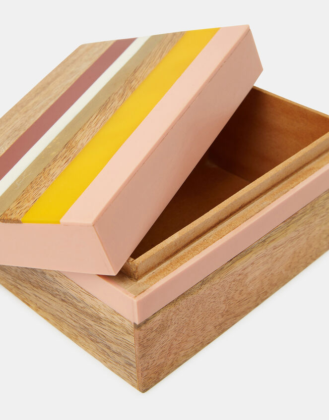Block Stripe Trinket Box, , large