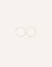 Recycled Large Simple Hoops , Gold (GOLD), large