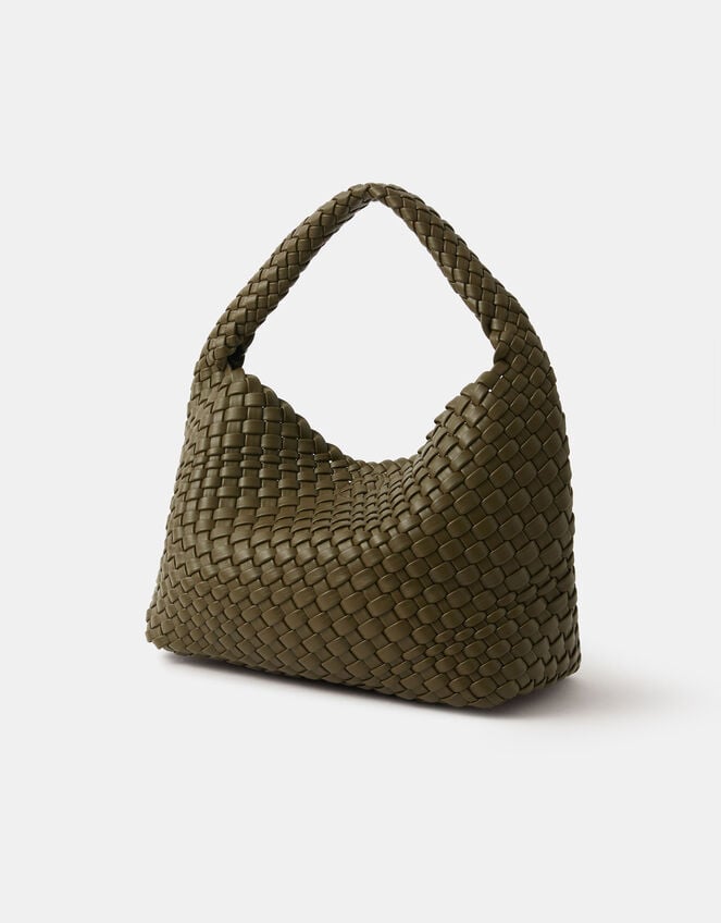 Woven Shoulder Bag, , large