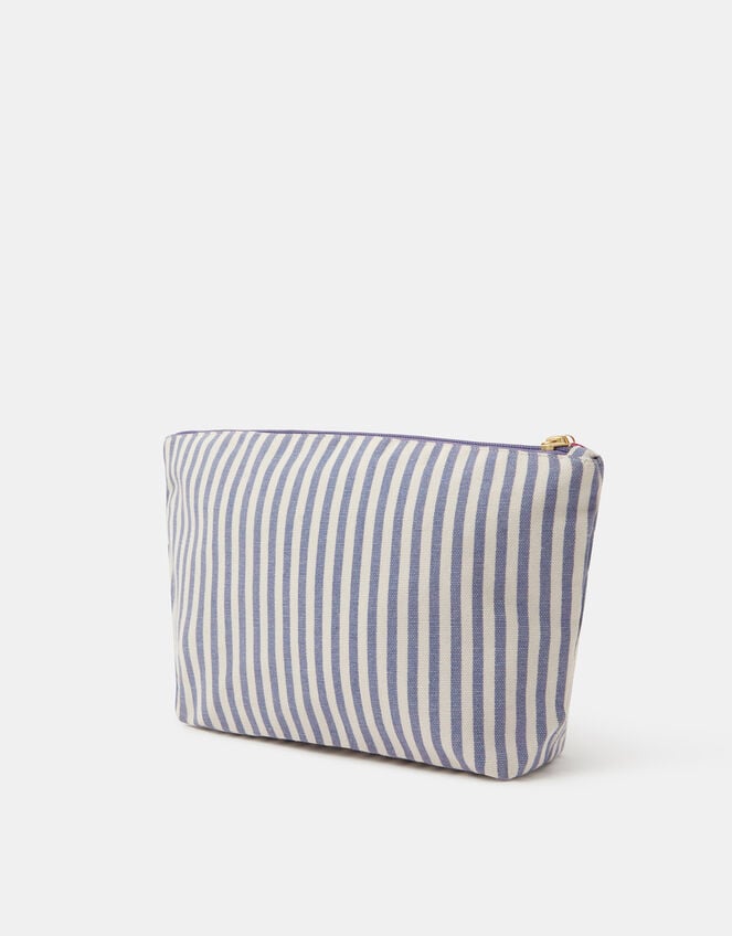 London Stripe Make Up Bag, , large