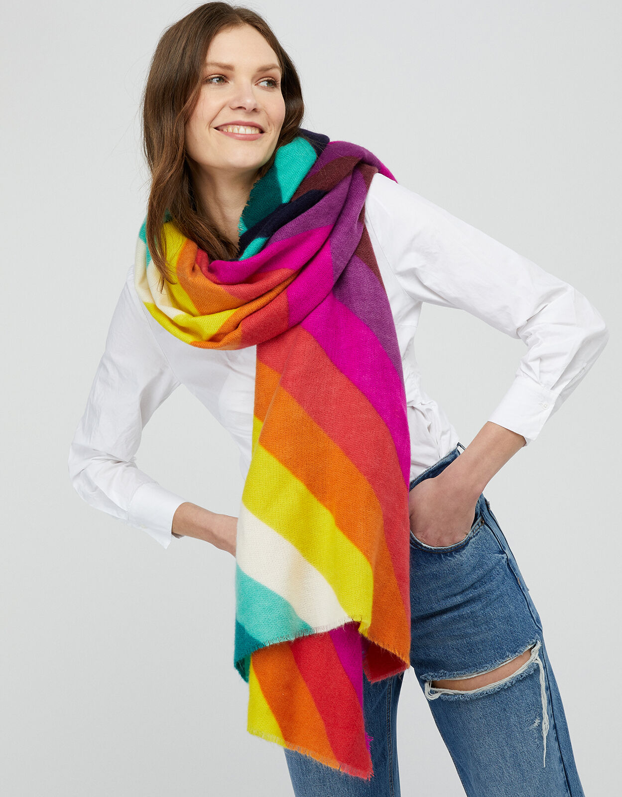 Rainbow discount scarf accessorize