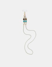 Metallic Bead Phone Strap, , large