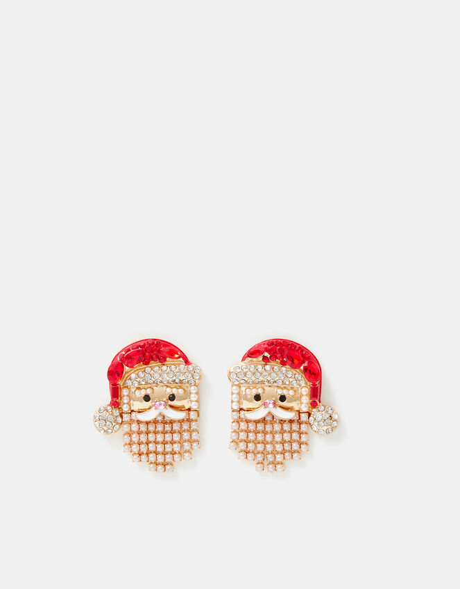 Christmas Santa Claus Stud Earrings, , large