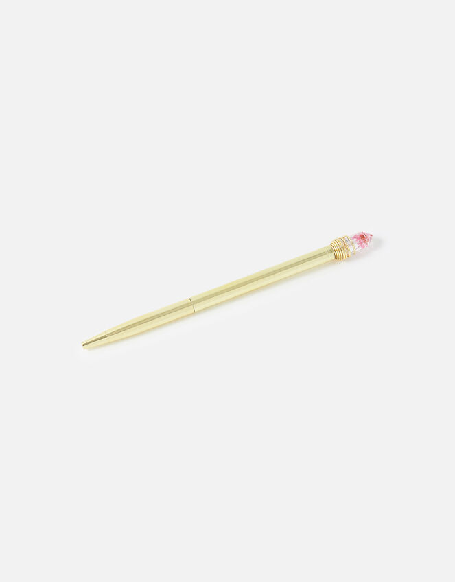 Trapped Flower Crystal Pen, Pink (PINK), large