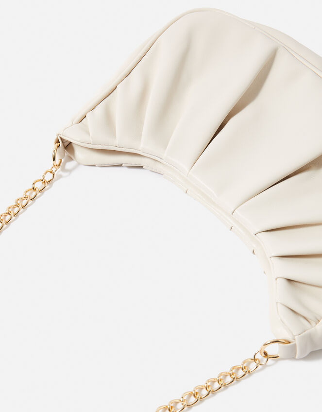 Pleated Shoulder Bag, , large