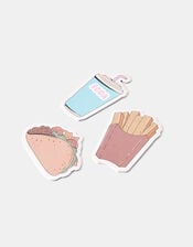 Girls Fast Food Sticky Notes Set, , large