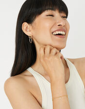 Gold-Plated Droplet Bracelet, , large