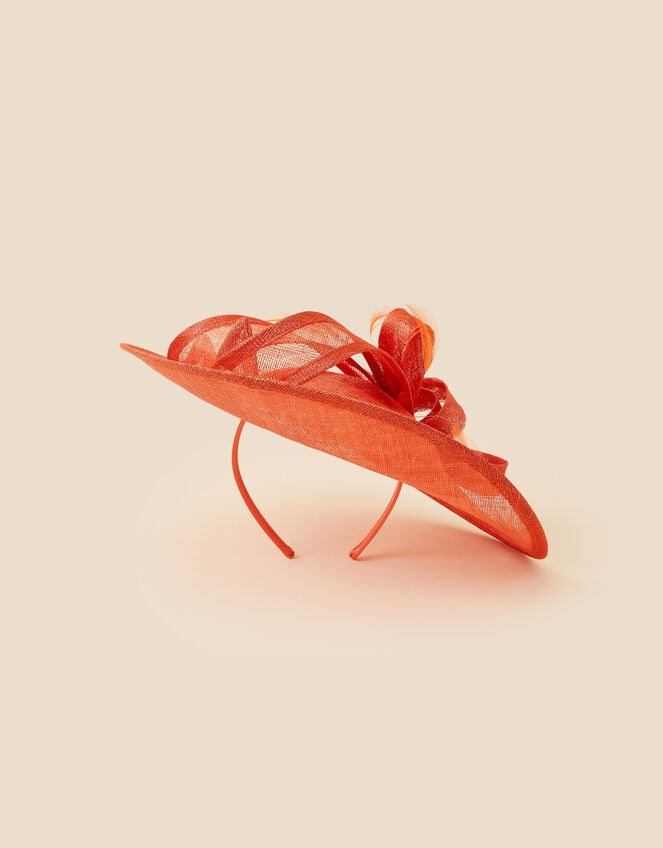 Disc Band Fascinator, Orange (ORANGE), large