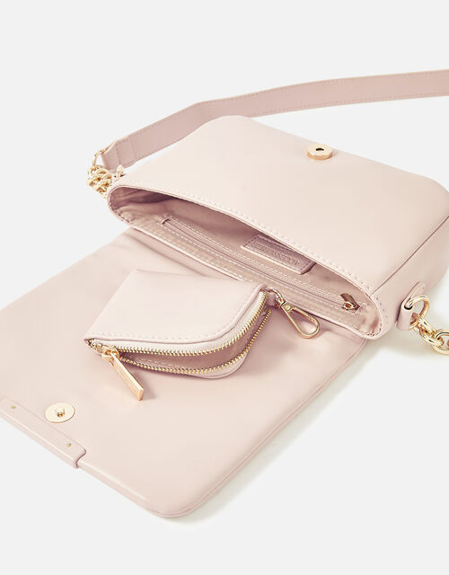 Charli Chain Cross-Body Bag, Pink (PINK), large
