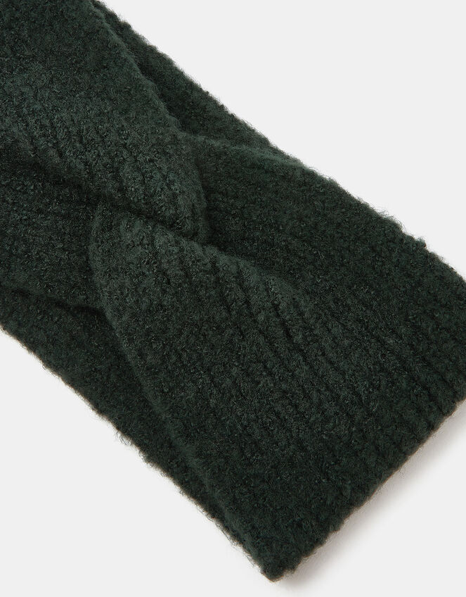 Soft Knit Bando Headband, Green (GREEN), large