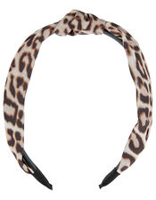 Leopard Print Alice Hair Band, , large