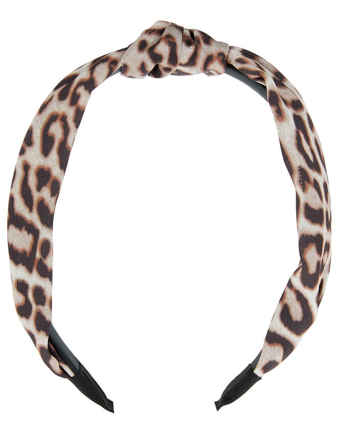 Leopard Print Alice Hair Band, , large
