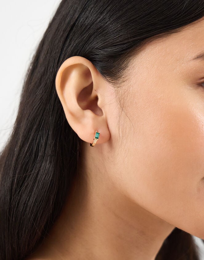 3-Pack Sparkle Hoop Stud Earrings, , large