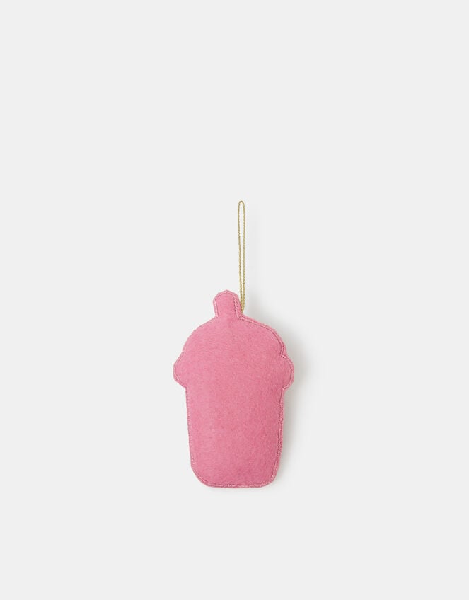 Beaded Boba Felt Christmas Tree Decoration, , large