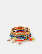 9-Pack Mix Embellished Bangles, , large