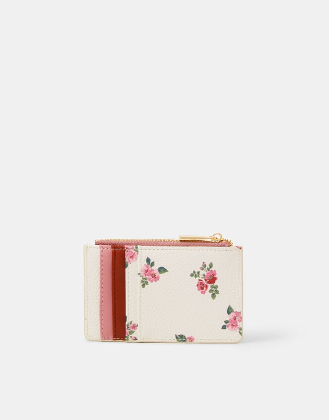 Floral Print Card Holder, , large