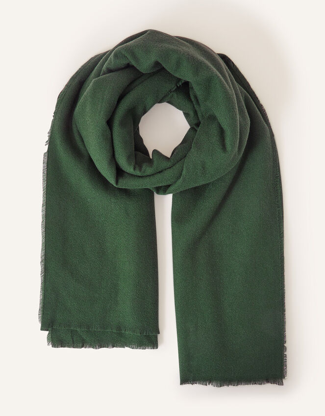 Grace Super-Soft Blanket Scarf Green | Blanket scarves | Accessorize UK