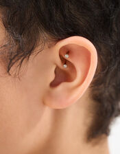 Titanium Diamant&eacute; Barbell Hoop, , large