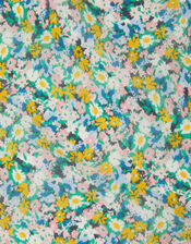 Ditsy Floral Silk Scarf, , large