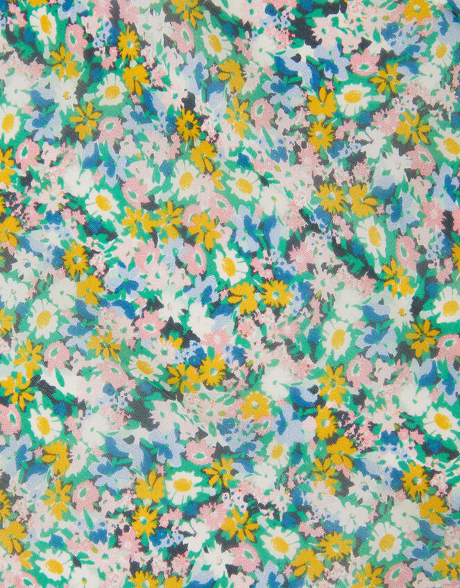 Ditsy Floral Silk Scarf, , large