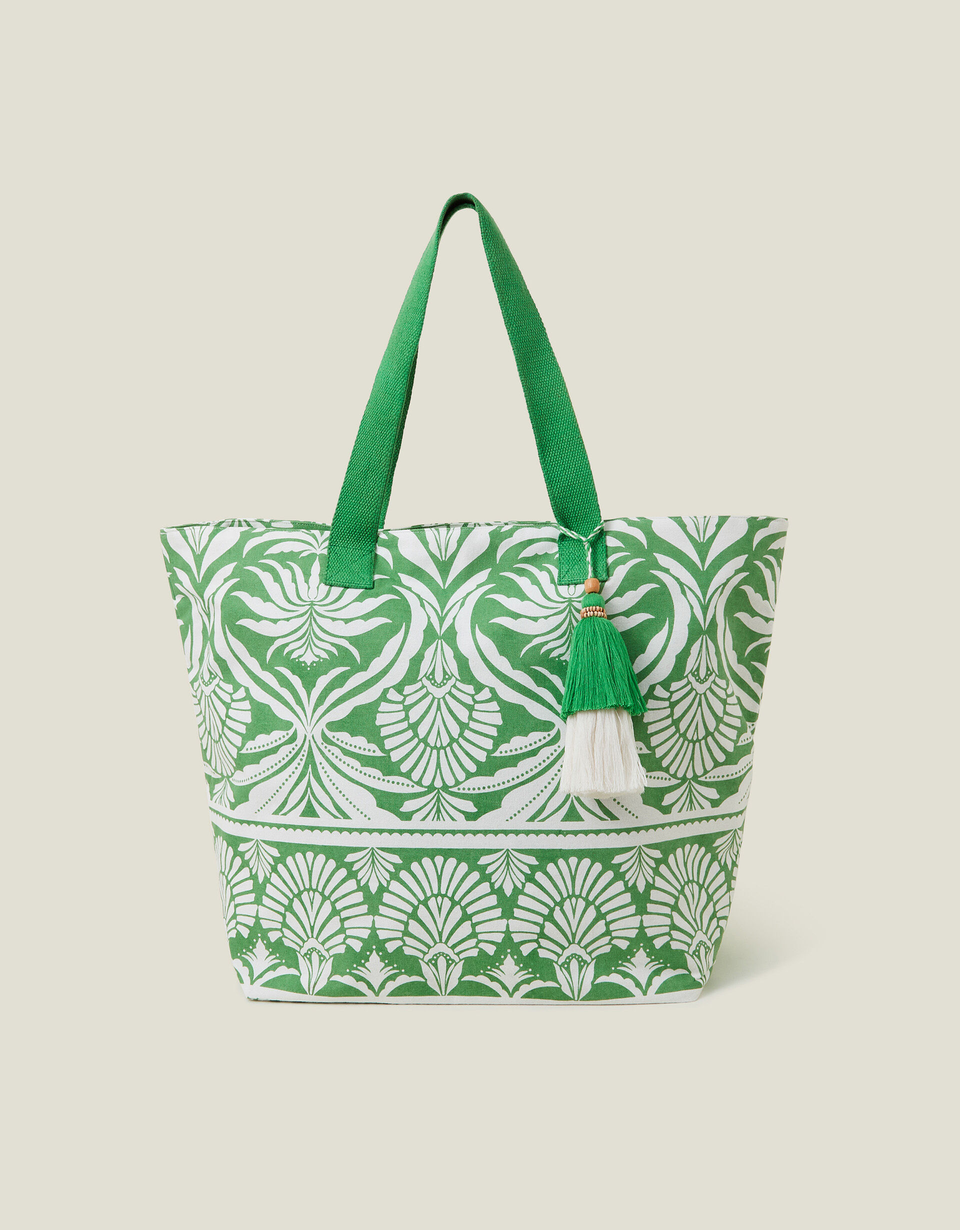 Green beach bag outlet