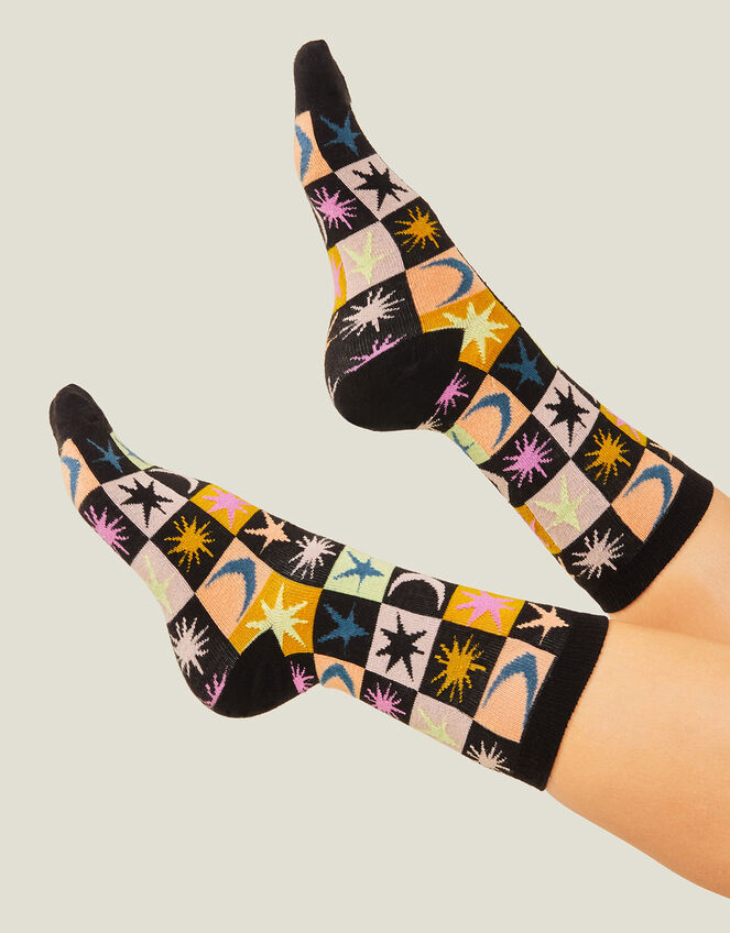 Moon and Star Socks, , large