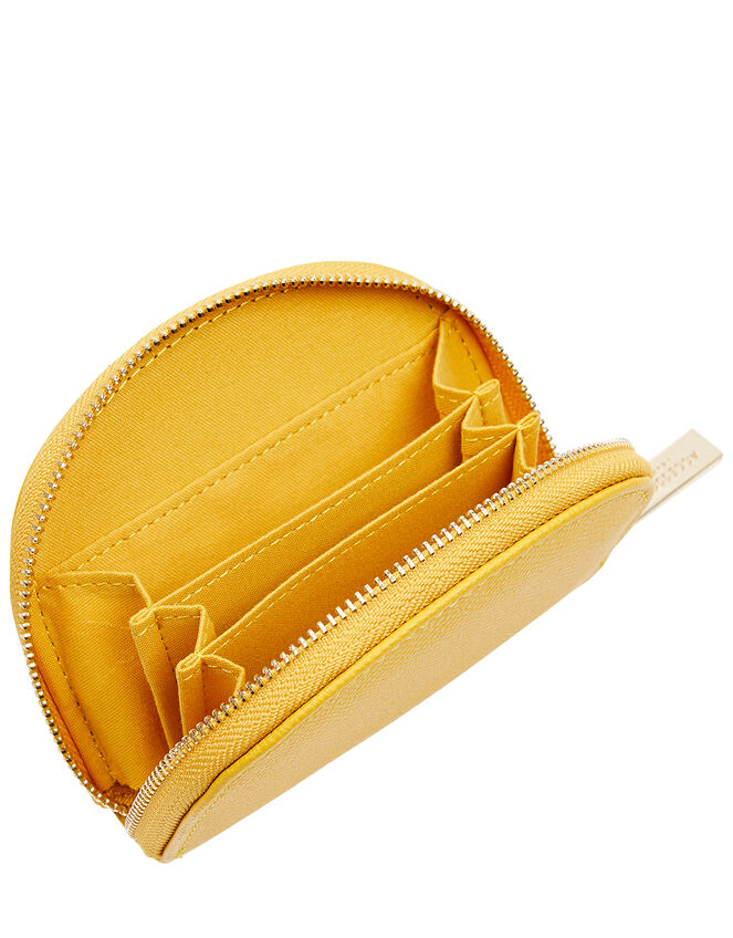Crescent Coin Purse, Yellow (YELLOW), large