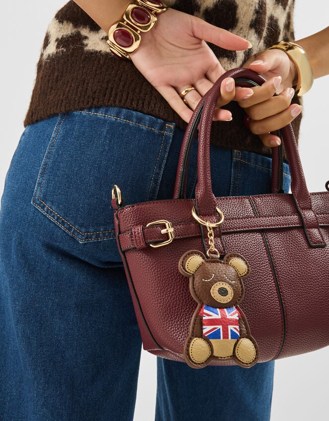 Union Jack Teddy Bag Charm, , large