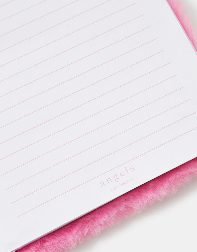 Girls Fluffy Kitty Notebook, , large