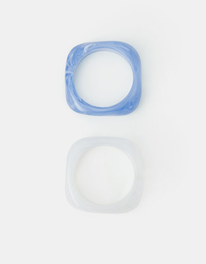 2-Pack Resin Bangles, Multi (PASTEL MULTI), large