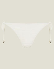 Tie Side Bikini Bottoms, Ivory (IVORY), large