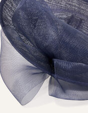 Antigoine Statement Flower Disc Fascinator, Blue (NAVY), large