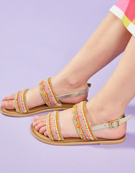 Embellished Sandals, BRIGHTS MULTI, large