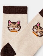 Cat Shimmer Socks, , large