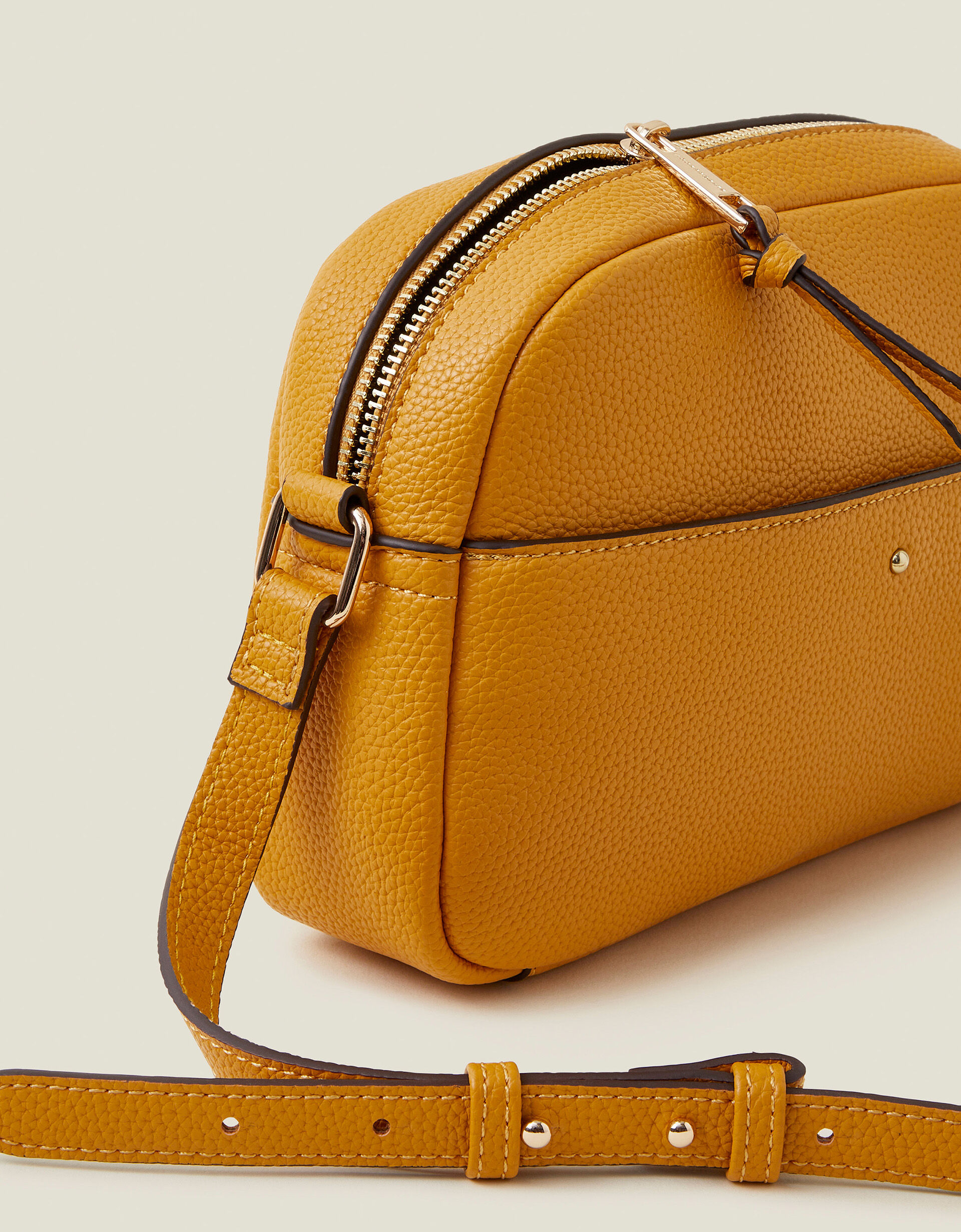 Cross Body Camera Bag Yellow