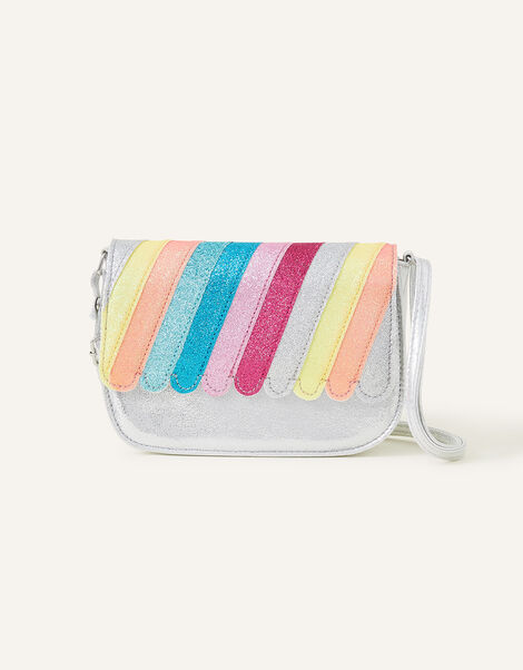 Girls Stripe Cross-Body Bag, , large