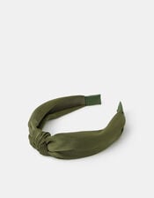 Satin Knot Headband, , large