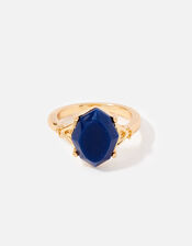 Midnight Sky Delicate Stone Ring, Blue (NAVY), large