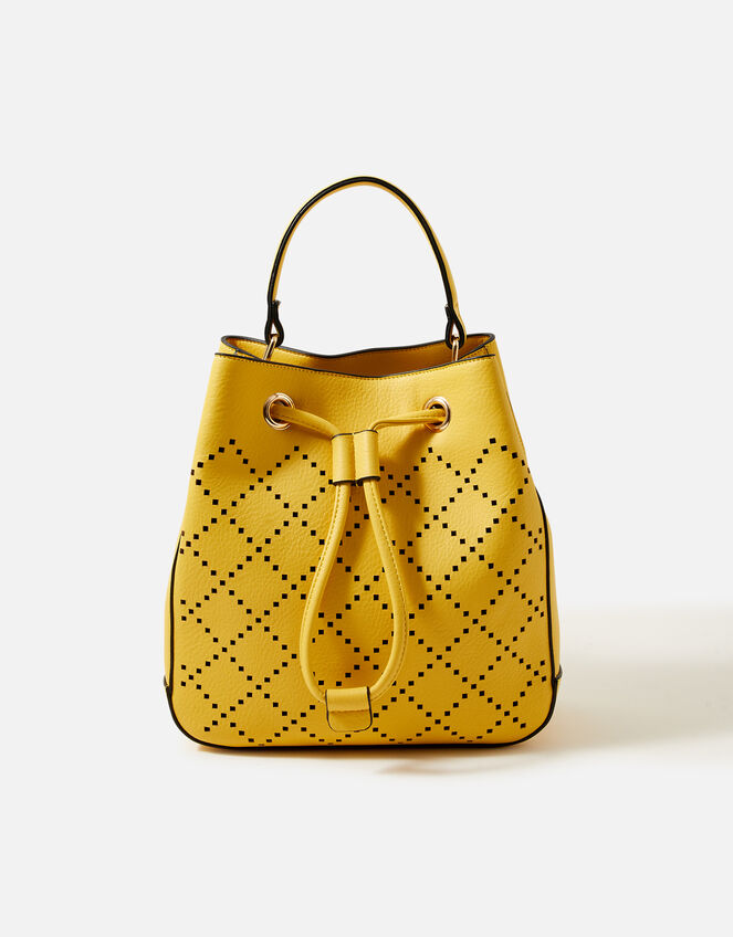 Cut-Out Cross-Body Bag, Yellow (YELLOW), large