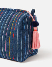 Rainbow Stitch Wash Bag, , large