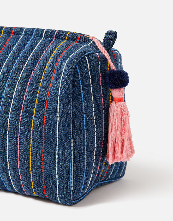 Rainbow Stitch Wash Bag, , large
