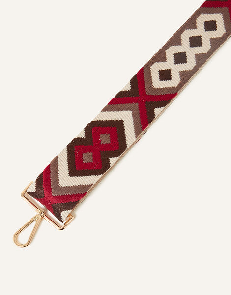 Aztec Webbing Bag Strap, , large