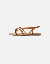 Multi Strap Sandals, Tan (TAN), large