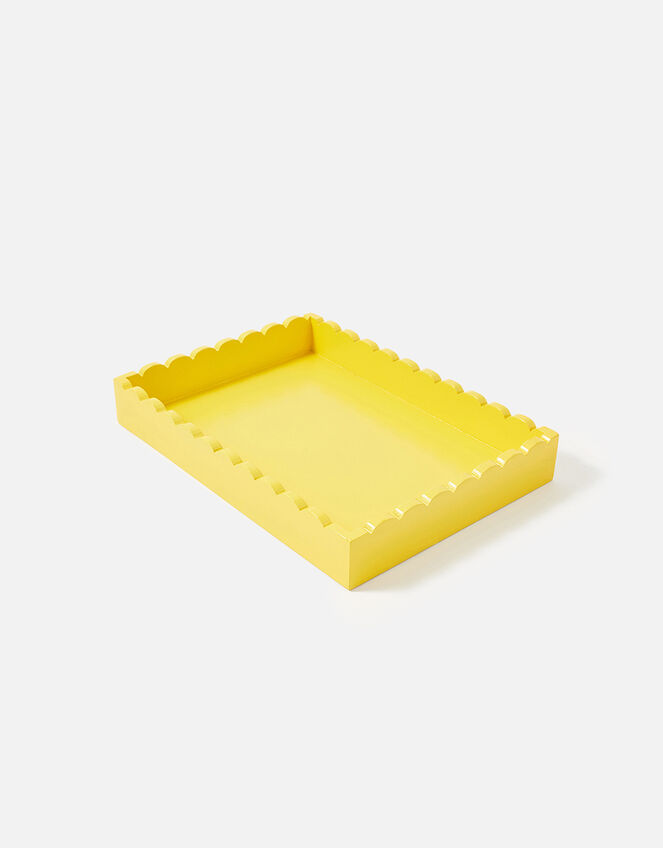 Scallop Tray, Yellow (YELLOW), large