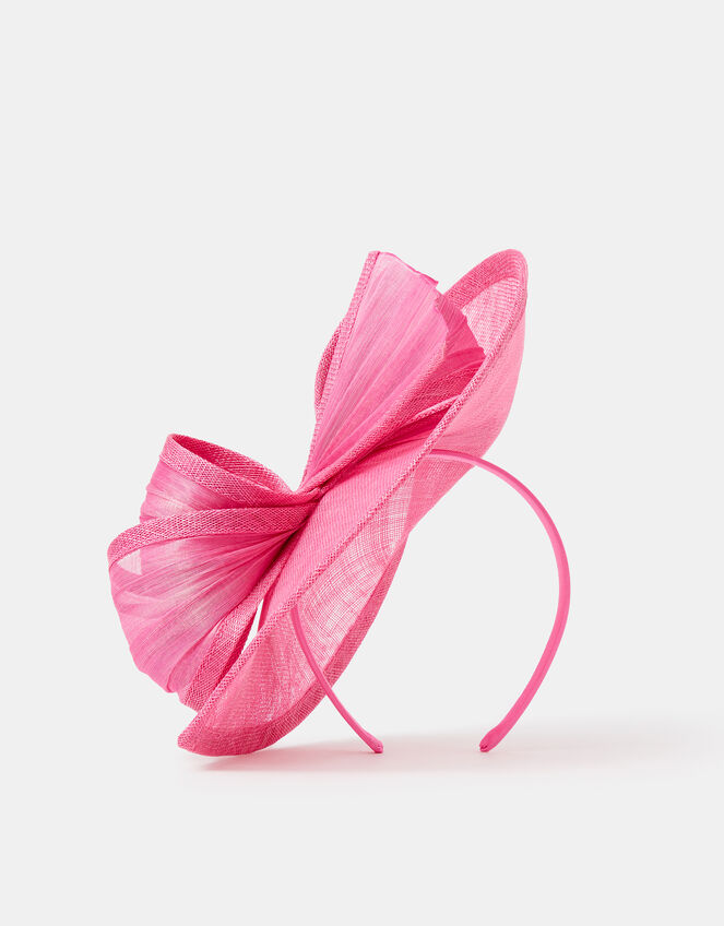 Bow Teardrop Fascinator, Pink (PINK), large