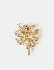 Pearl Flower Brooch, , large